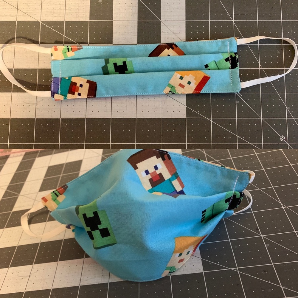 Kids Minecraft Mask